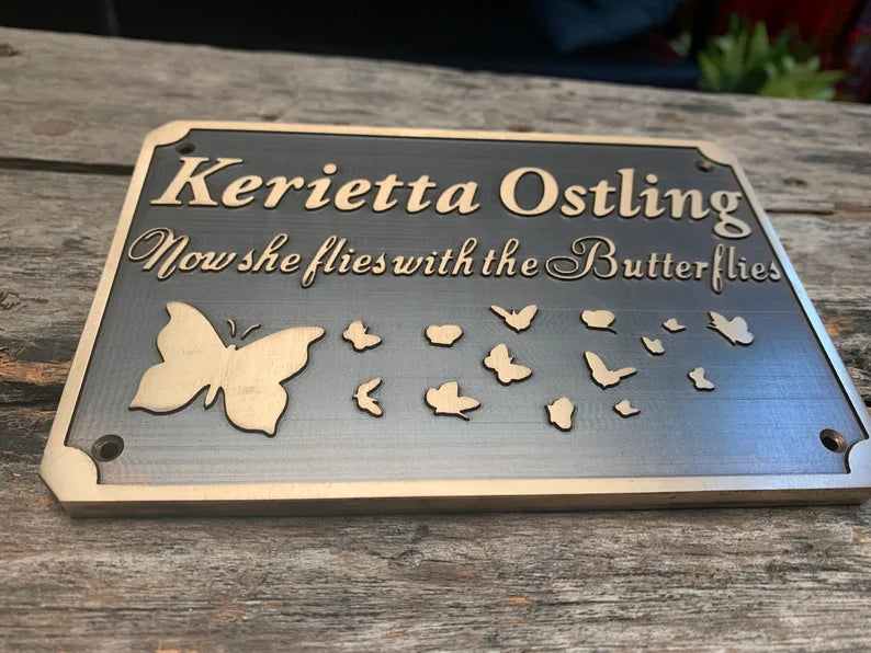 Custom Brass door signs & plaques - Any language plaques - Customized size plaques - Custom name signs