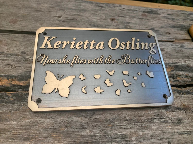 Custom Brass door signs & plaques - Any language plaques - Customized size plaques - Custom name signs
