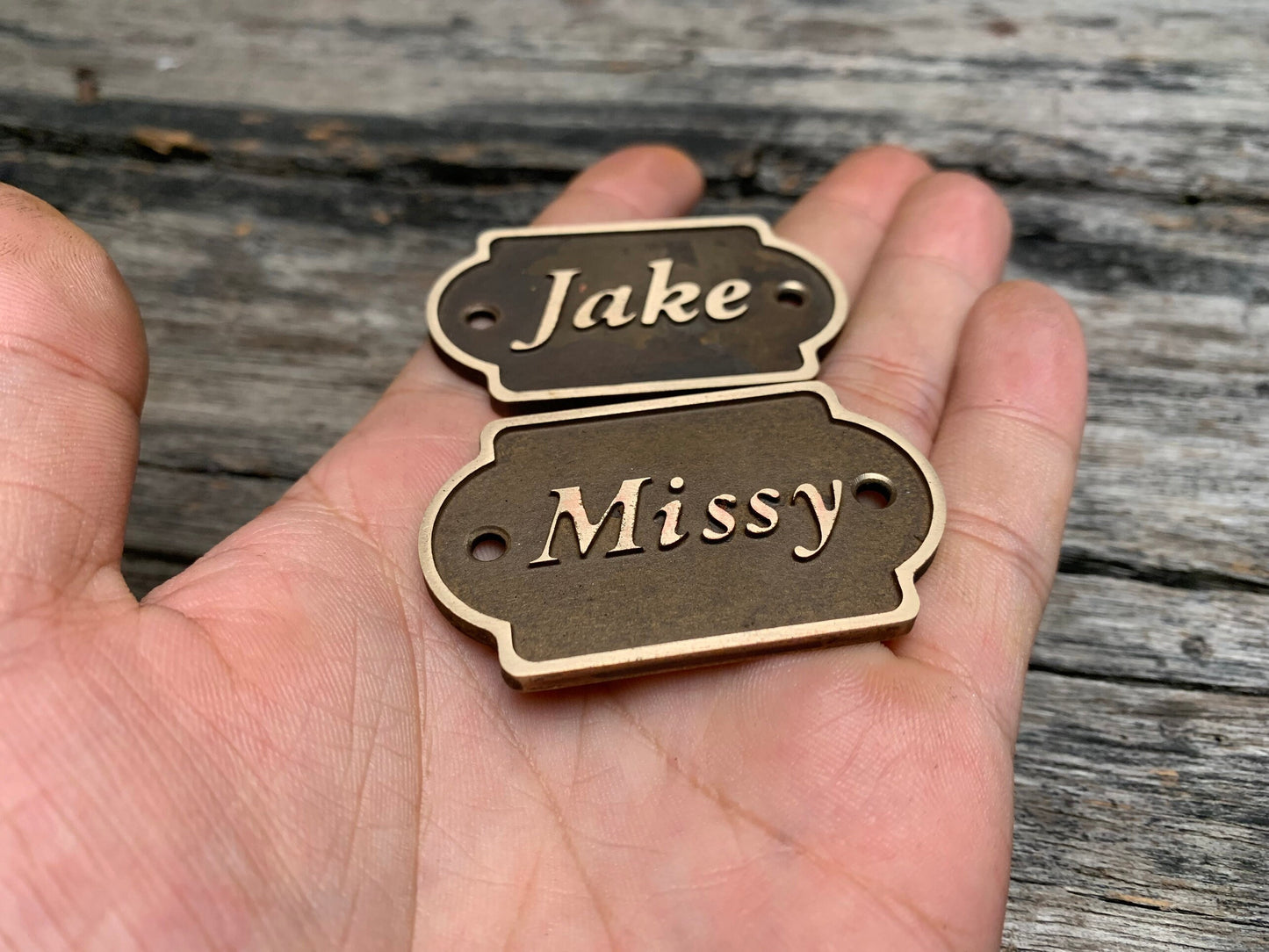 Brass Name Plate,Memorial Nameplate, Bench Name Plate, Brass Plaque, Memorial Name Plaque, Door Sign