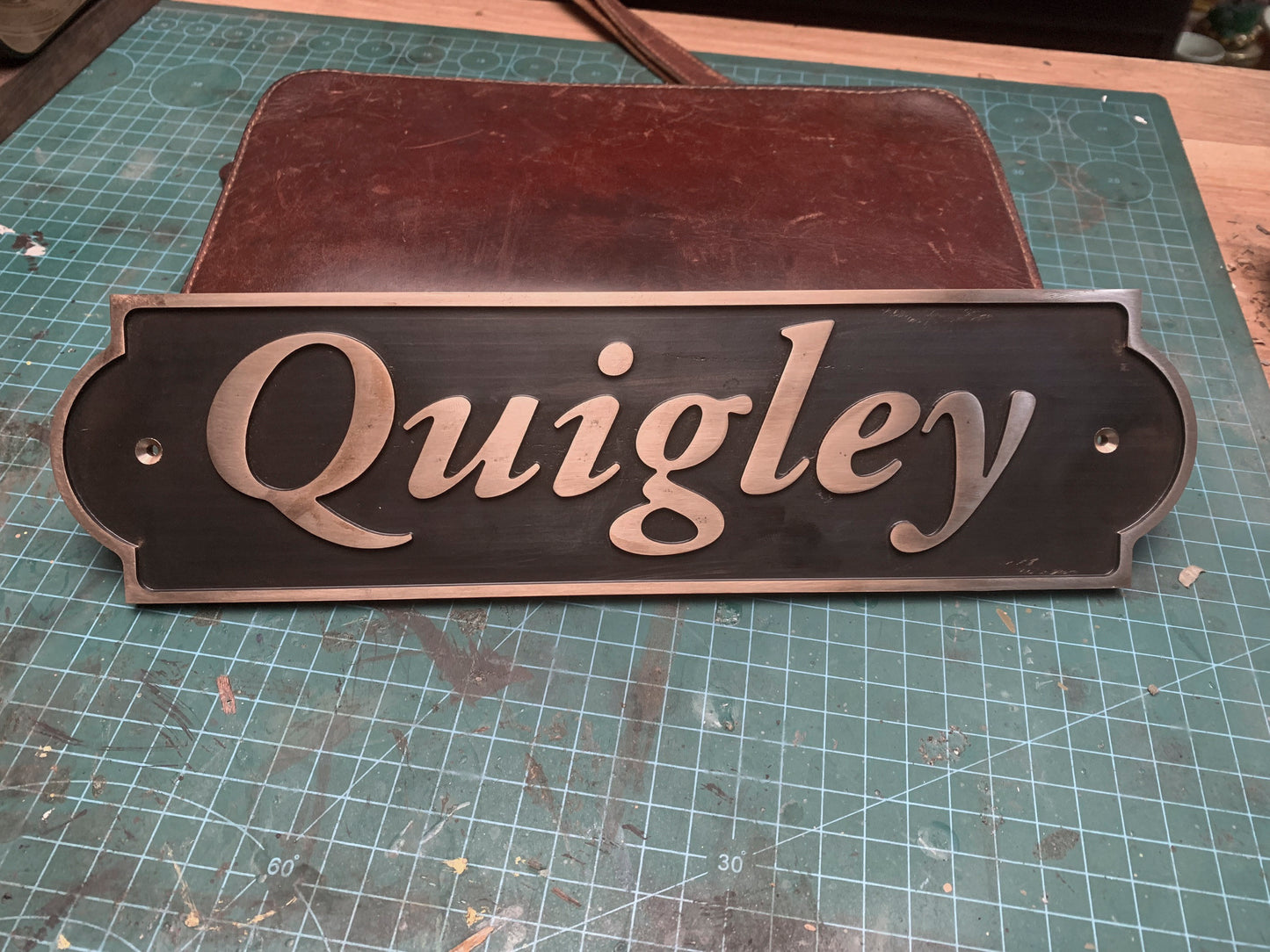 Brass neck sign | Classic Design | Stall Door Sign | Barn Door Sign | Stable Yard | Horse Door Sign | Pony Door Sign