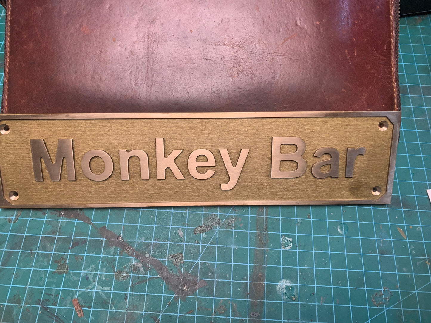 Custom Brass door signs & plaques - Custom language plaques - Custom size plaques - Custom name signs - brass gold finish wall plaques