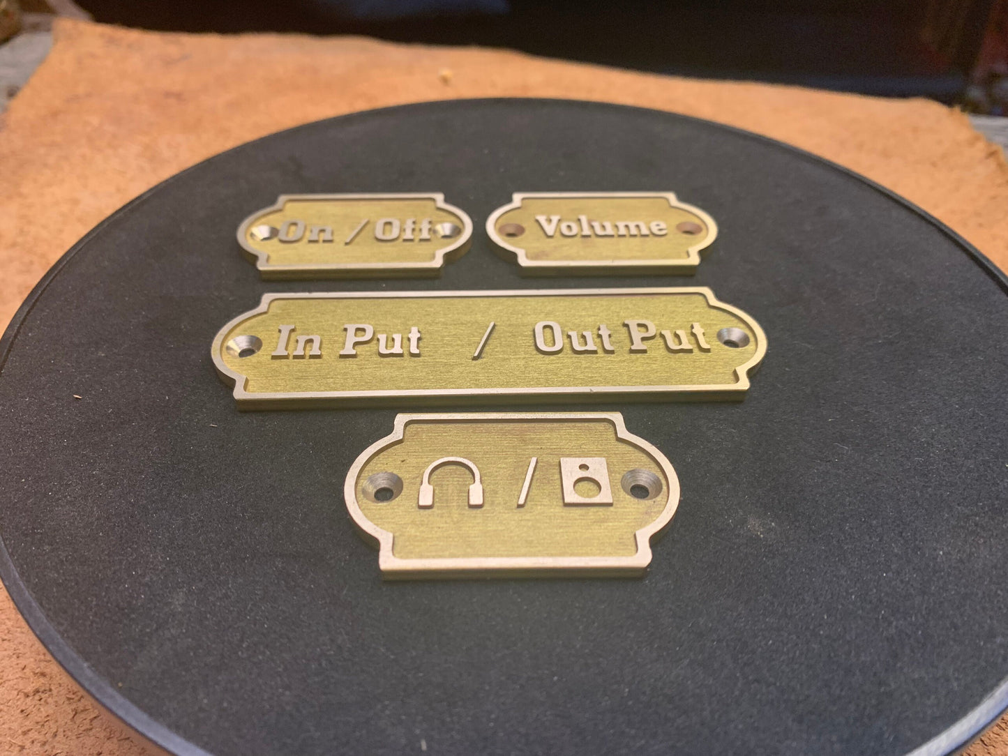 Custom Brass Plaque Personalized Plaque - Ideal for Recognition Plaques, Name Plates, and Awards - Perfect for Office, Home, or Garden Decor