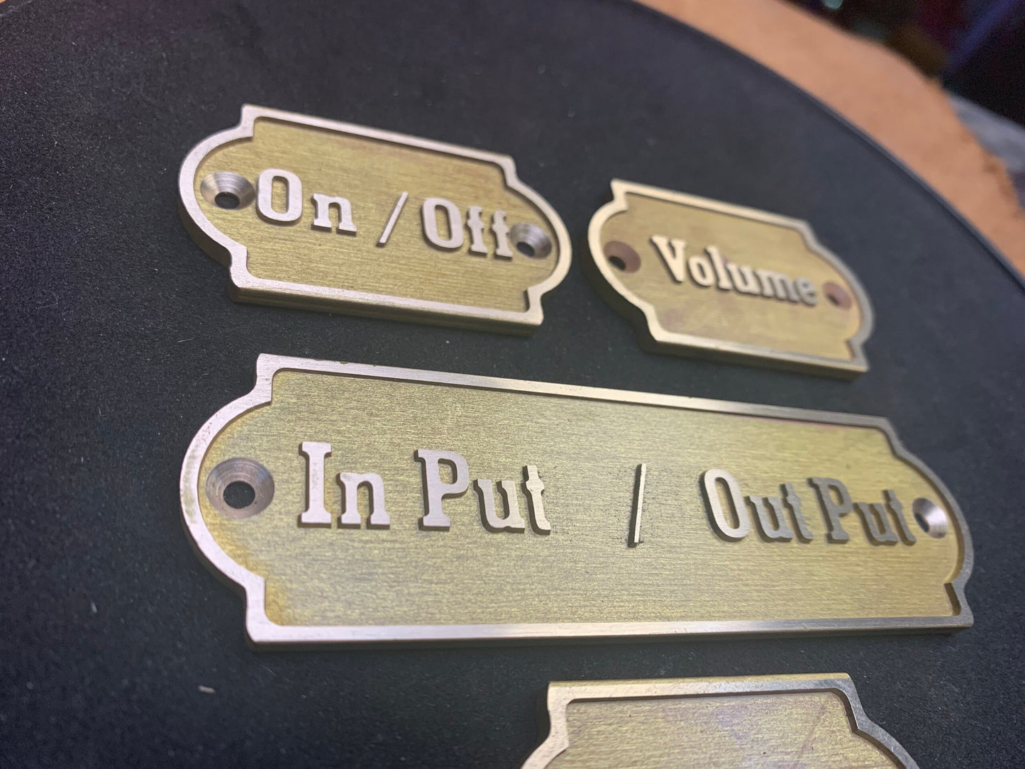 Custom Brass Plaque Personalized Plaque - Ideal for Recognition Plaques, Name Plates, and Awards - Perfect for Office, Home, or Garden Decor