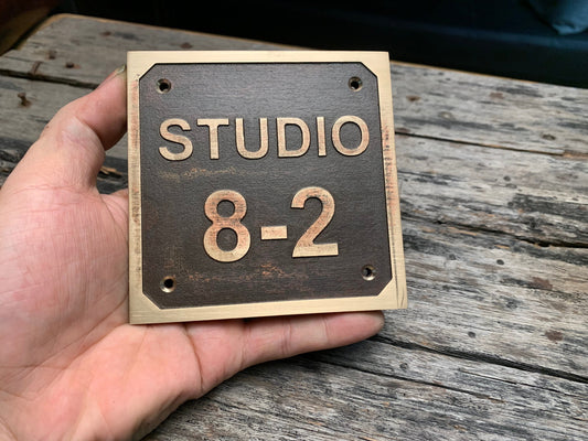 Custom brass door signs & panels - Custom language boards - Custom size boards - Custom nameplates - Gold finish wall signs